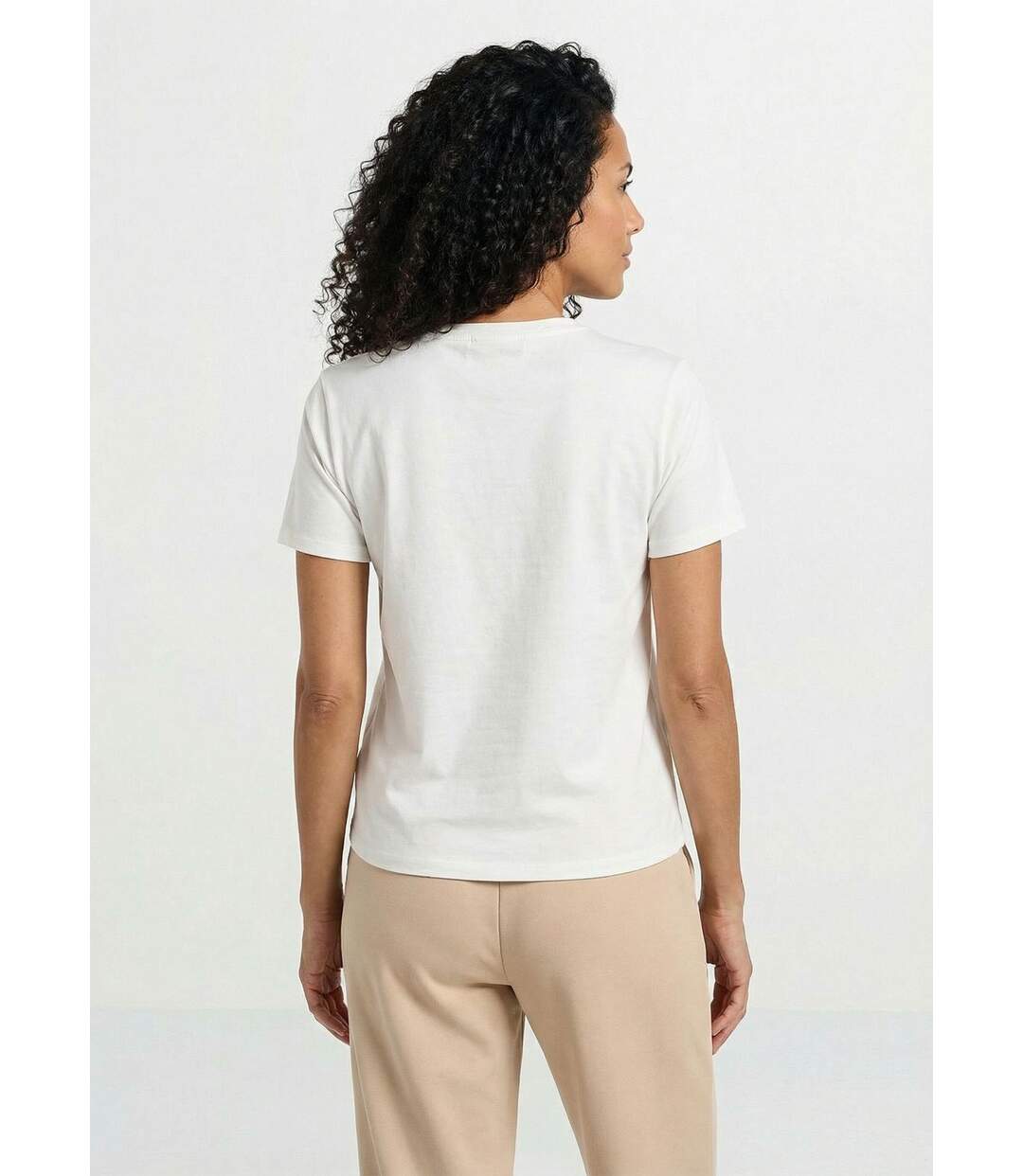 T-shirt boîte manches courtes strass-2