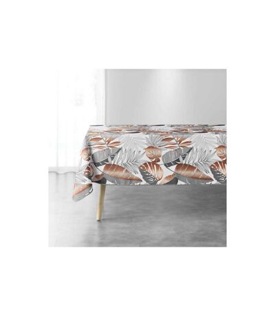 Nappe Imprimée Alianor 150x240cm Gris & Blanc