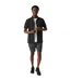 Mens Mindano Viii Patterned Short-sleeved Shirt Ash Black Regatta-1