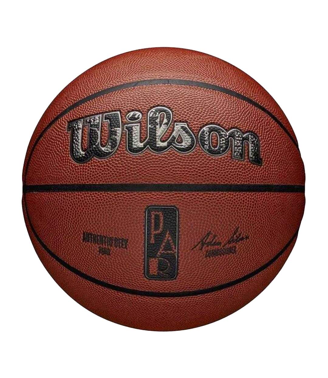 Ballon De Basket Motif/style Nba Authentic City Paris Taille 7 Marron Wilson-1