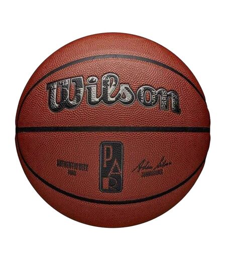 Ballon De Basket Motif/style Nba Authentic City Paris Taille 7 Marron Wilson