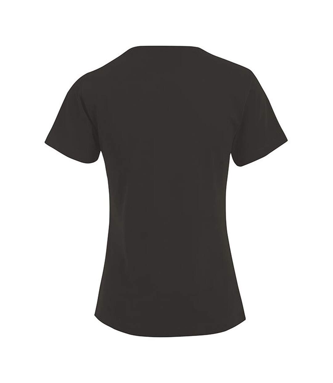 T-shirt Premium Femme Charbon Uni Promodoro-2