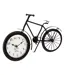 Pendule à Poser Vélo 28cm Noir-1