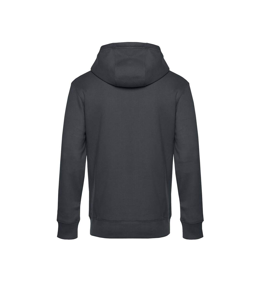 Mens King Hooded Sweater Asphalte B&C-2
