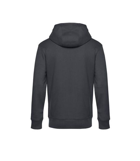 Mens King Hooded Sweater Asphalte B&C