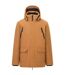 Veste Imperméable, Unie Et Isolante À Capuche Marron Homme Marron Jaune Regatta-2