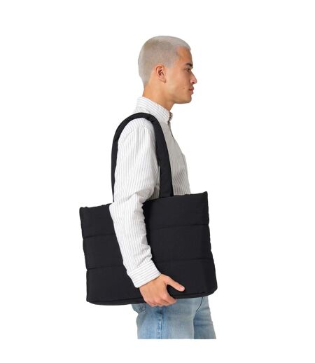 Tote Bag Motif/style Matelassé Taille Unique Noir Bagbase