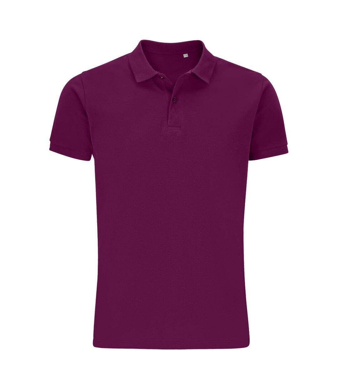 Mens planet piqué organic polo shirt astral purple SOLS-1