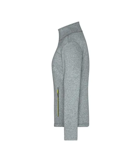 Veste Softshell Femme Jaune Foncé Chiné James And Nicholson