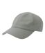 Casquette De Baseball Motif/style 6 Panneaux Isar Adulte Gris Atlantis Headwear-1