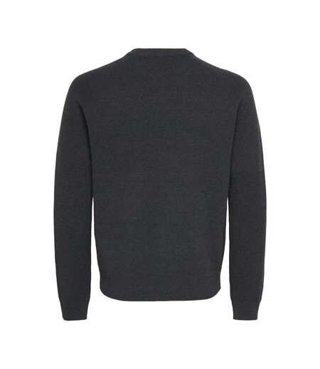 Pull gris foncé chiné homme only & sons crew knit