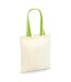 Westford Mill - Tote bag (Beige pâle / Vert fluo) (Taille unique) - UTRW7171