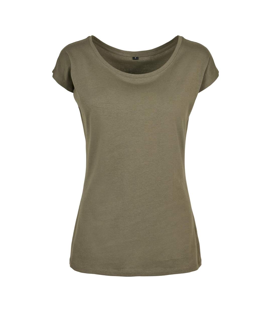 T-shirt Femme Olive Build Your Brand-1