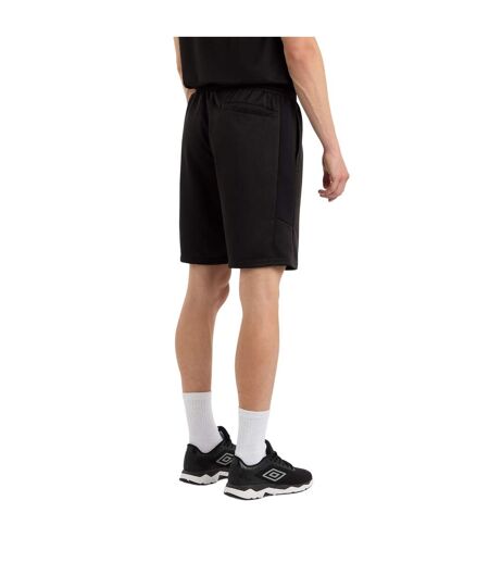 Mens sportswear polyester shorts black Umbro