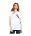 Disney Femme/Les femmes High School Musical The Musical EHS Logo Breast Print Coton Boyfriend T-Shirt (Blanc) - UTBI28236-2