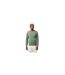 Mens Embroidered Logo Fleece Crew Neck Sweatshirt Thyme Green Lacoste-1