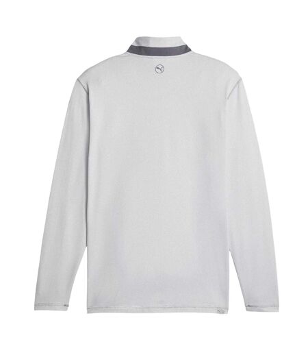 Mens Quarter Zip Jumper Slate Puma