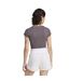 Haut Court Motif/style Détail Rayé Hyperglam Femme Terre Cuite Adidas-3