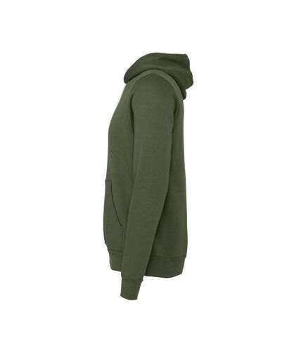 Bella + Canvas Unisex Adult Polycotton Pullover Hoodie (Military Green)