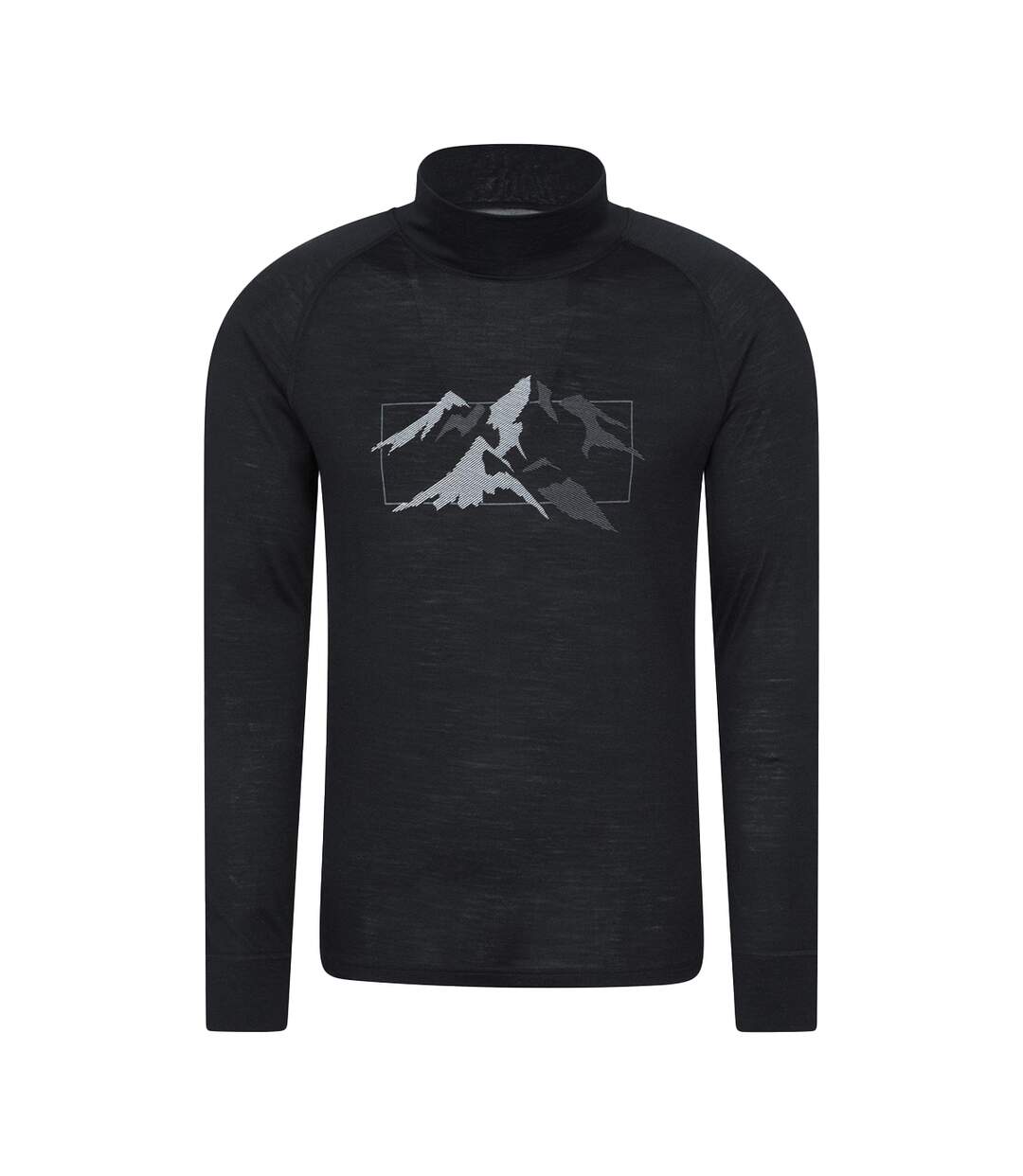 Haut Thermique Manches Longues Quest Adulte Noir Mountain Warehouse-1