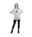 Disney Womens/Ladies Alphabet S Is For Snow White Cotton Boyfriend T-Shirt (Gris sportif) - UTBI42699-4