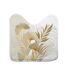 Tapis Contour WC Imprimé Auxane 45x45cm Naturel-1