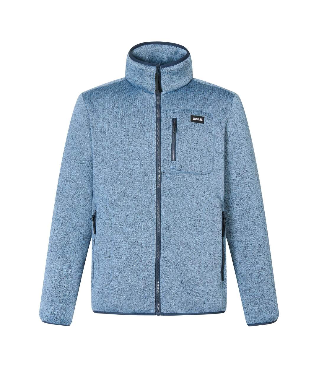 Veste Polaire Chinée À Col Montant Barlee Homme Gris Pâle Regatta-2