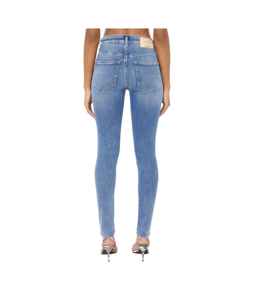 Jean slim bleu femme diesel slandy a04108 - 26-2