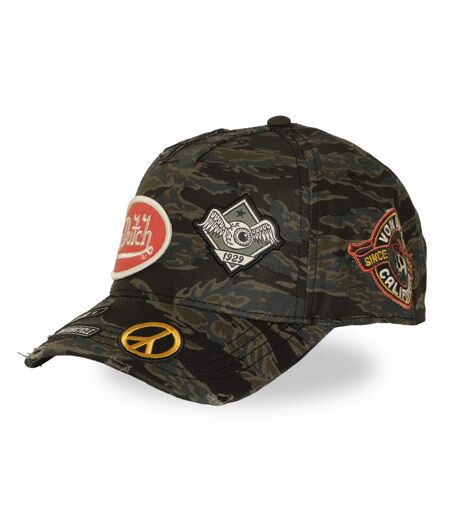 Casquette baseball effet usé avec patch Kamo Tiger Vondutch