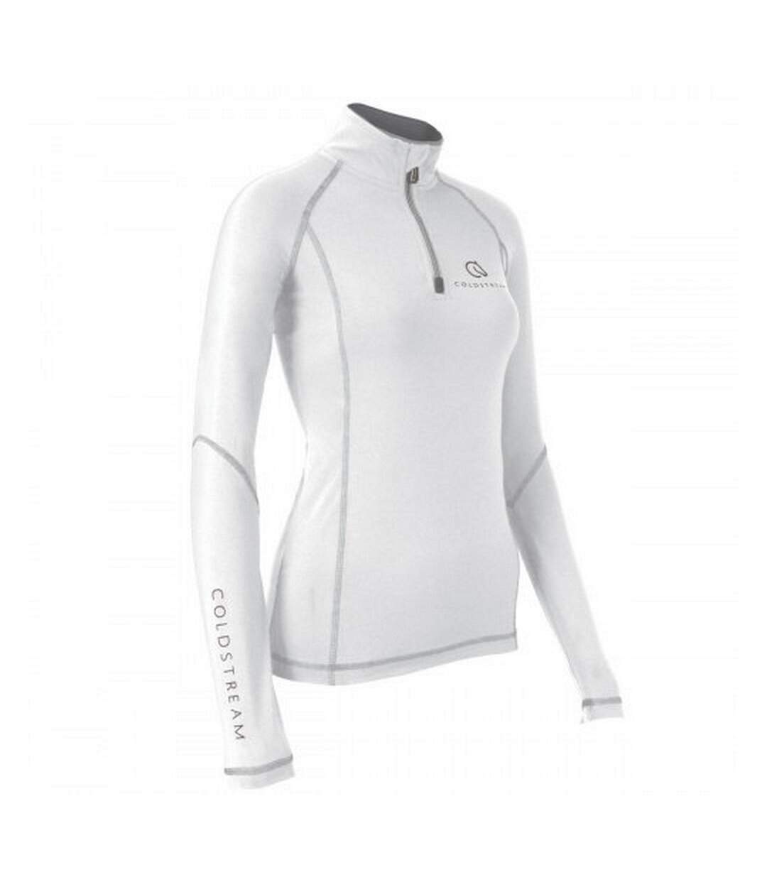 Coldstream Womens/Ladies Thermal Base Layers (White/Light Grey)