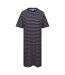 Womens/ladies Elayna T-shirt Dress Navy White Trespass-2