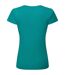 T-shirt ajusté femmes bleu sarcelle Fruit of the Loom-2