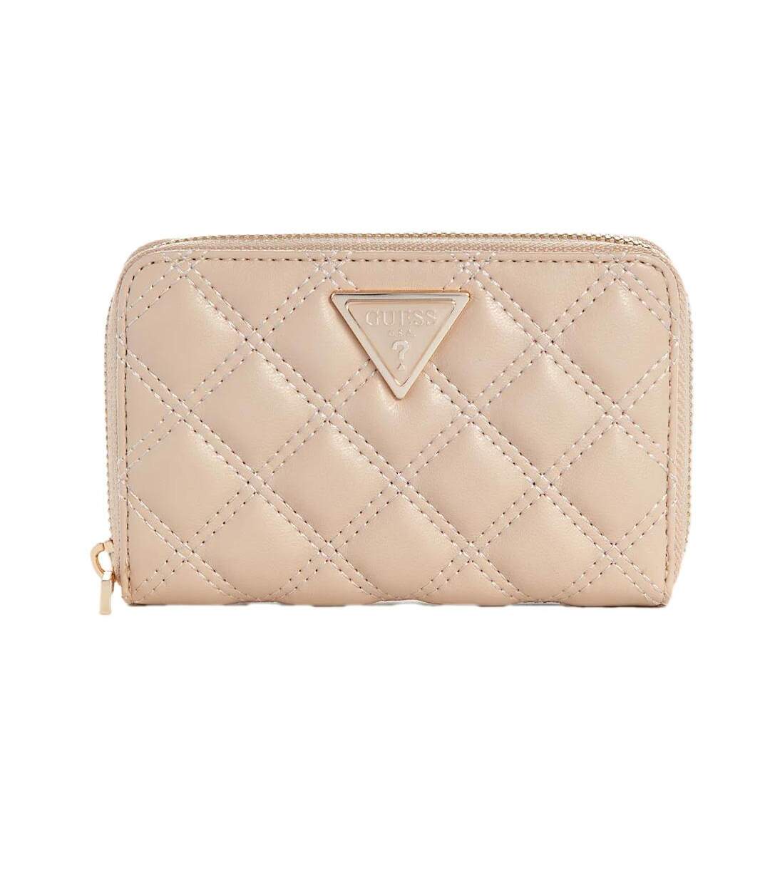 Portefeuille beige femme guess giully-1