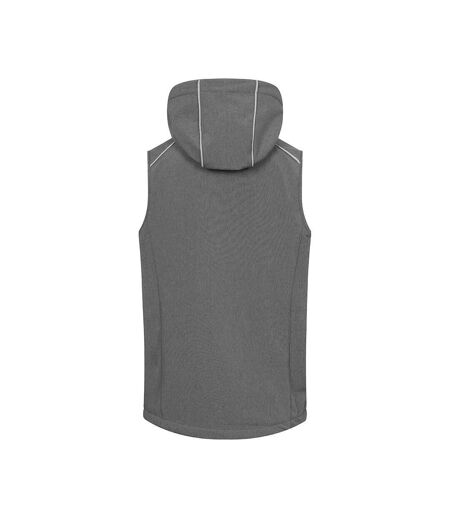Veste Sans Manches Homme Gris Chiné Promodoro