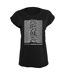 T-shirt Motif/style Joy Division Up Femme Noir MerchCode-2