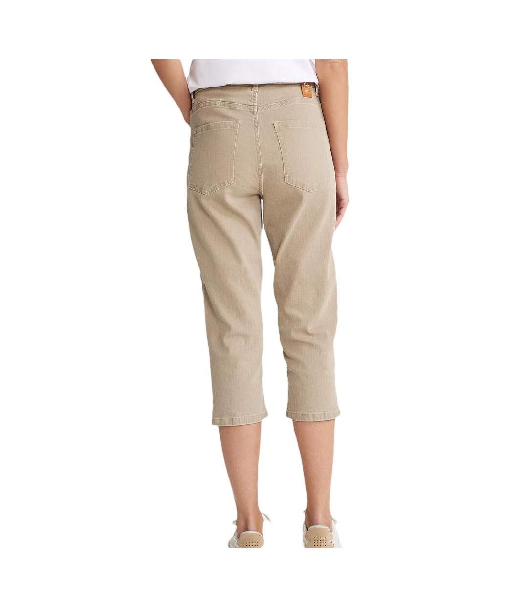 Pantacourt Beige Femme TBS Lisondre - 36-2