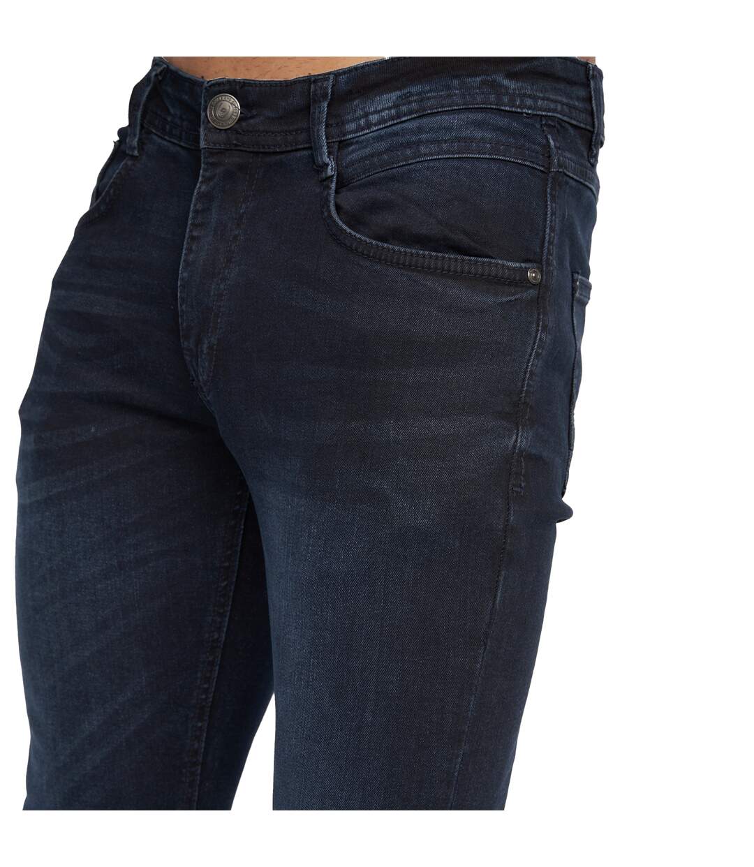 Jean Maylead Homme Bleu Noir Duck And Cover-4