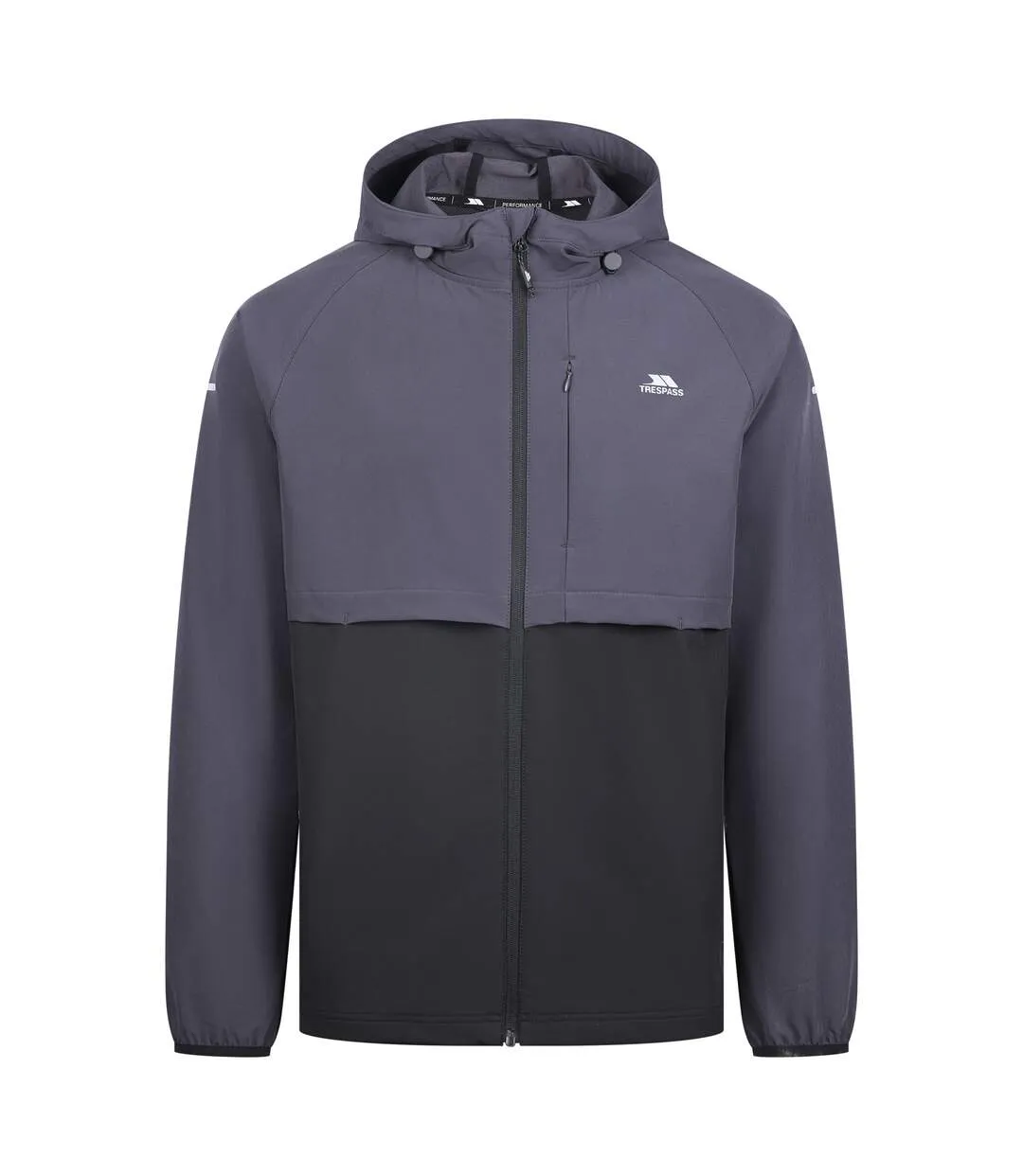 Veste De Sport Noham Homme Gris Foncé Gris Foncé Uni Trespass-1