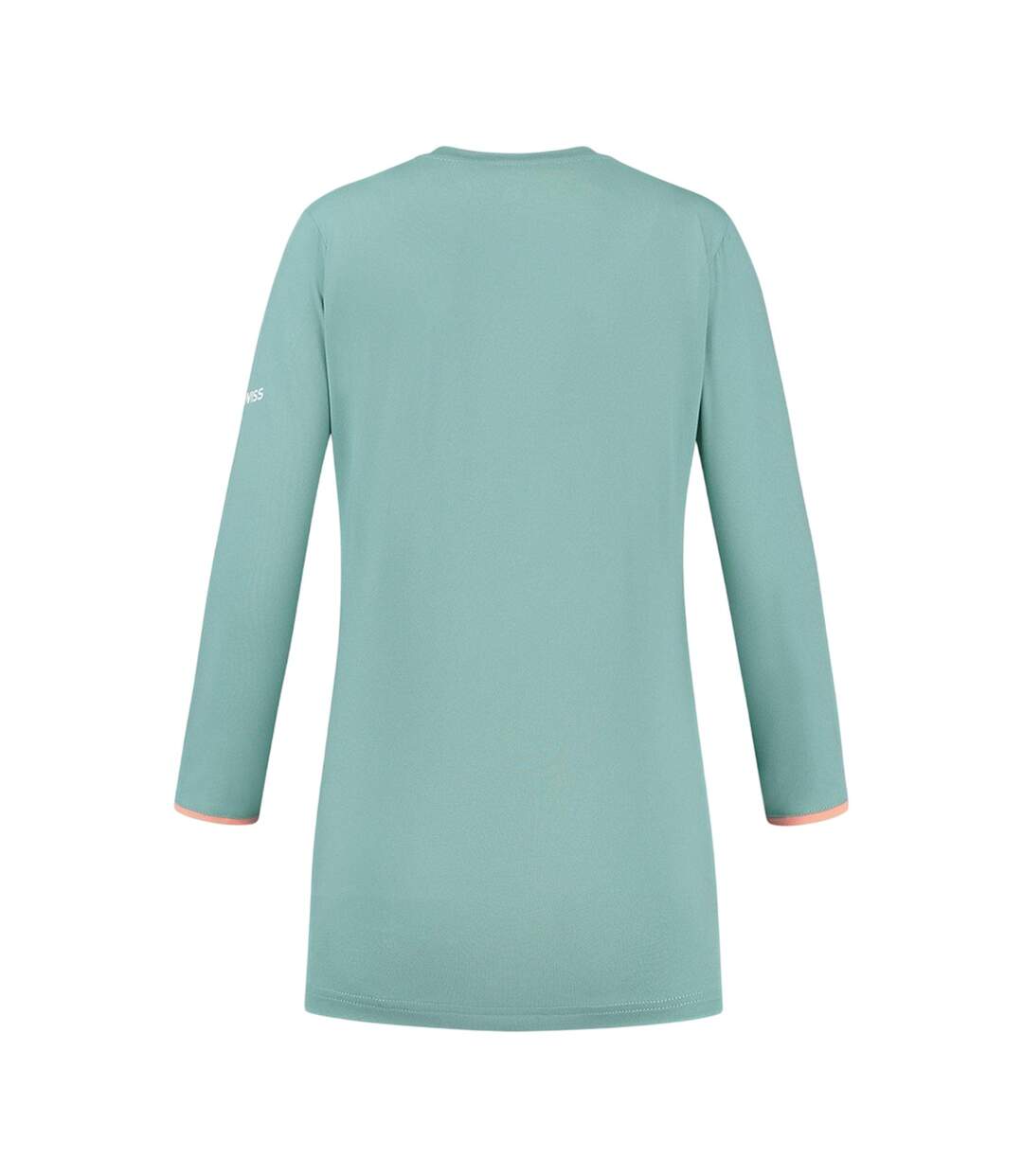 Womens/ladies Hypercourt Logo Regular T-shirt Blue K-Swiss-2