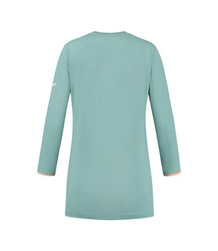 Womens/ladies Hypercourt Logo Regular T-shirt Blue K-Swiss