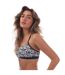 Womens/ladies Cita Bralette Grey Reebok-1