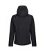 Regatta Mens Venturer Hooded Soft Shell Jacket (Black/Black) - UTPC4272