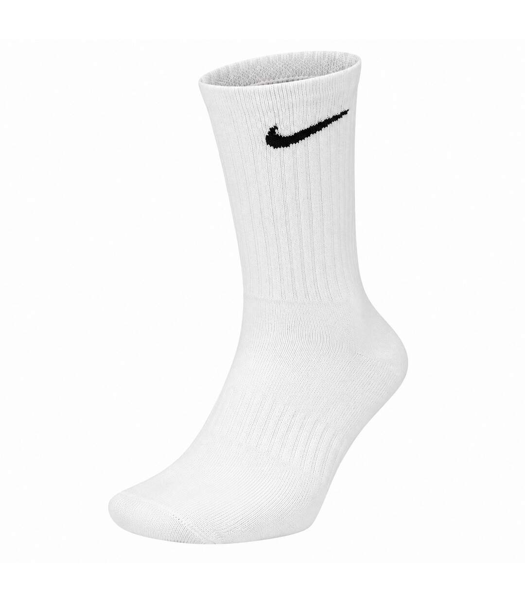 Pack Of 3  Unisex Adult Everyday Dri-fit Crew Socks  White Nike-2