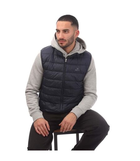 Mens Down Lightweight Gilet Blue Gant
