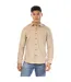 Mens Bexley Corduroy Long-sleeved Shirt Sand Brown Peter Werth-2