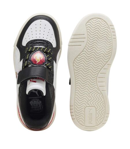 Childrens/kids Marshall Paw Patrol Trainers Black White Red Puma