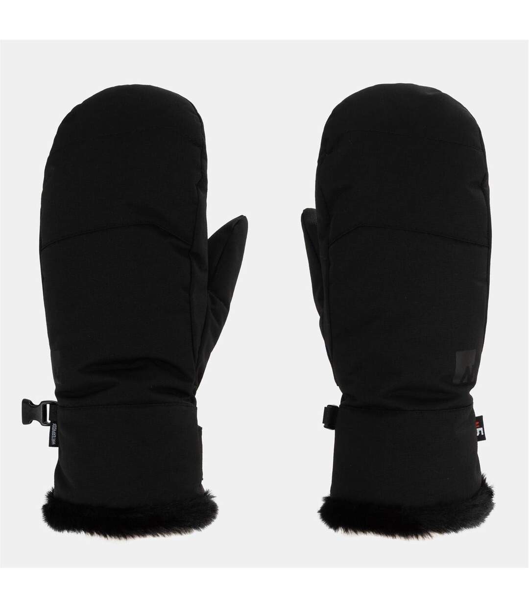 Unisex Adult Meribel Waterproof Skiing Ski Mittens Black Nevica-1