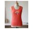 MAYFLOWER LOLA2 — Débardeur corail / orange femme coton : l'éclat d'un style casual vitaminé-3