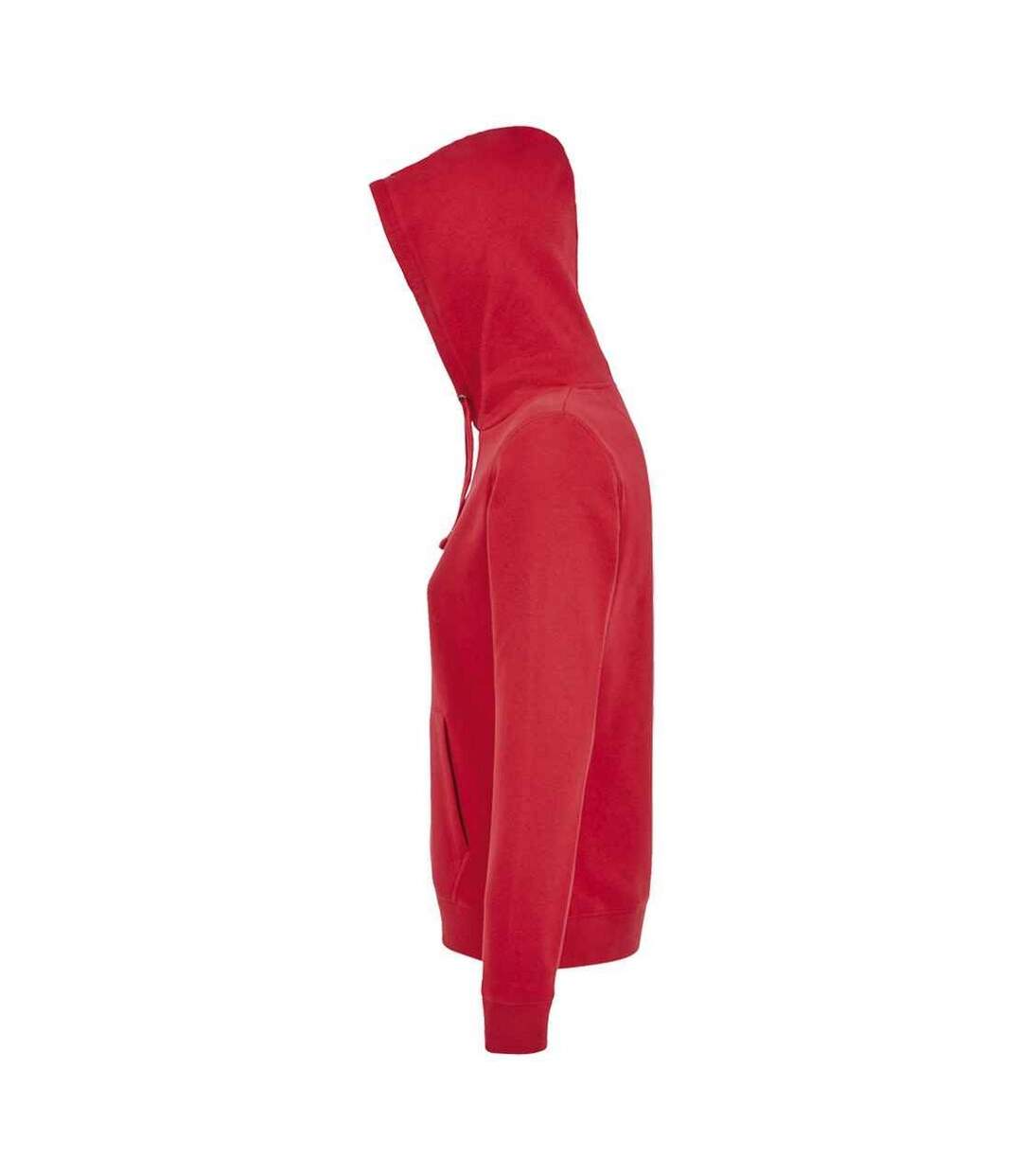 Womens/ladies spencer hoodie red SOLS