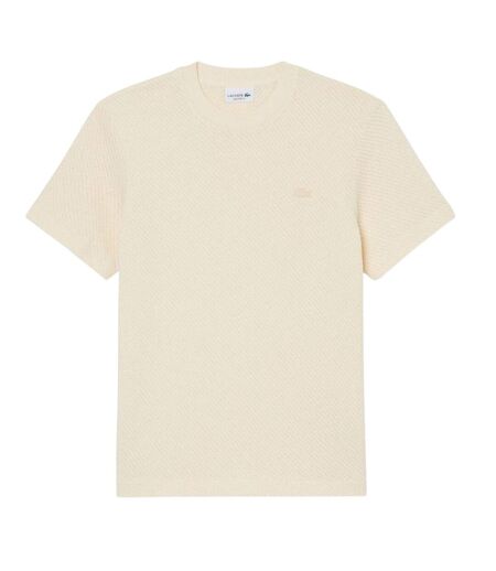 T-shirt Lacy Homme Crème Lacoste